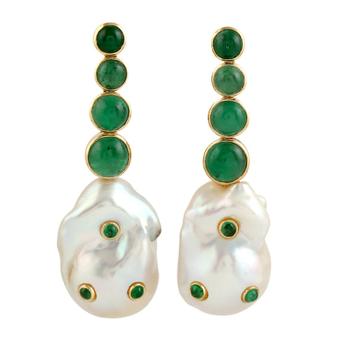 Emerald Drop Earring