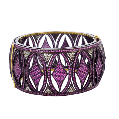 Ruby Diamond and Harlequin Bangle