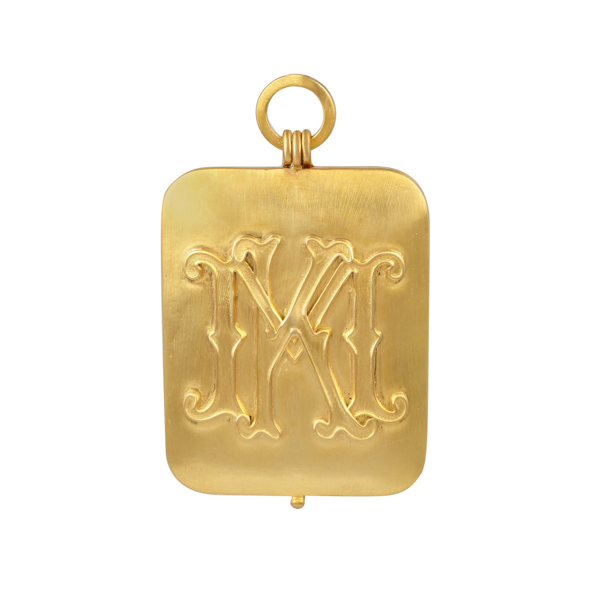 Personalised Monogram Keyring | Gold