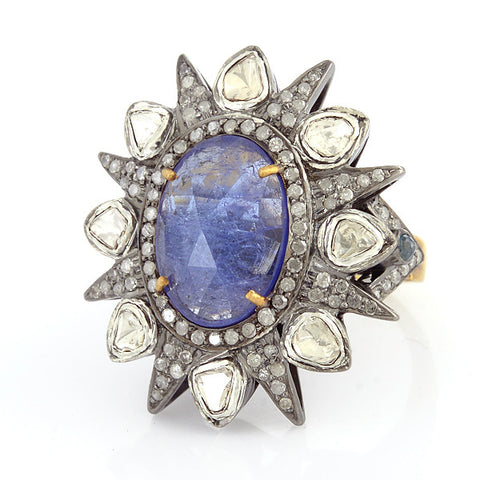 Tanzanite Starburst Ring