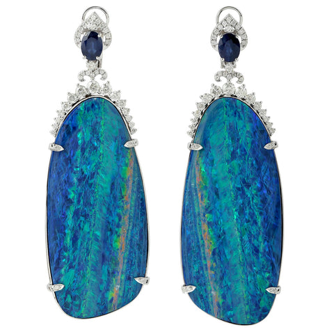 Amazing Australian Opal Earring