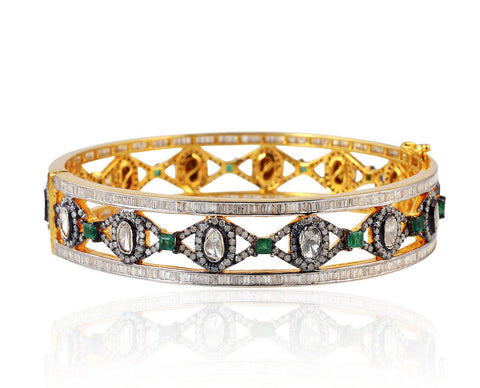 Elegant Emerald Bangle