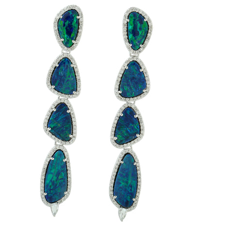 Opal Waterfall Earring