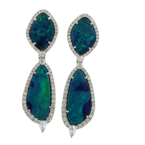 Double Opal Dream Earring