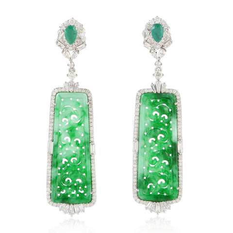 Jaipur Jade Earring
